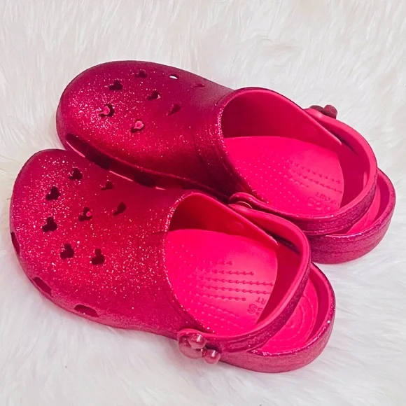 Disney Mickey Mouse Icon Clogs Adults Crocs – Pink Glitter - Picture 3 of 6